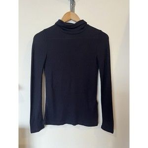 Madewell Black Long Sleeve Turtleneck Tee